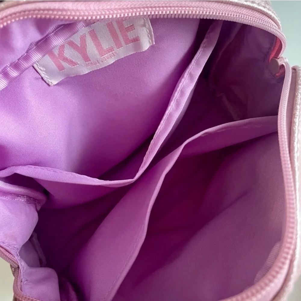 Pink/Glittery Kylie Cosmetic MakeUp Bag.